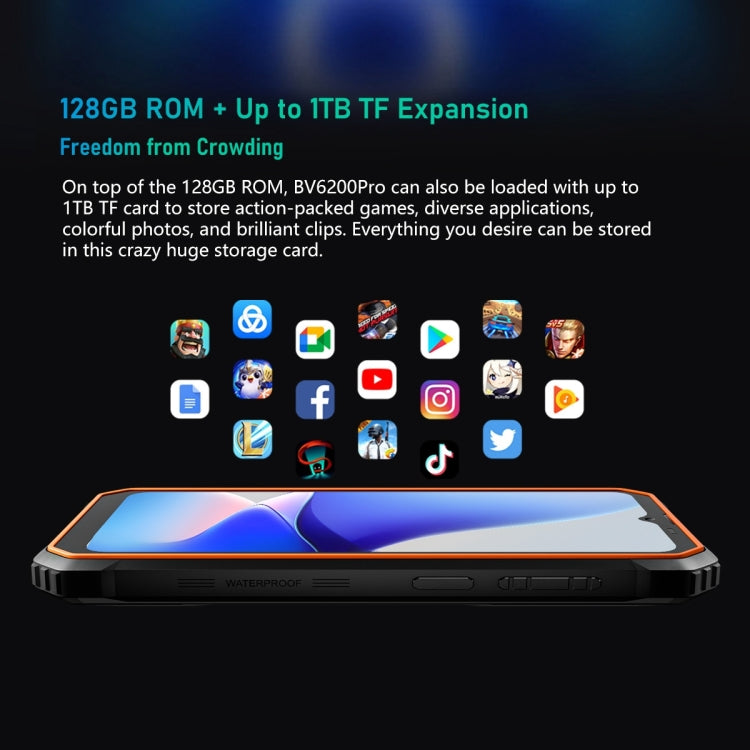 Blackview BV6200 Pro, IP68/IP69K/MIL-STD-810H, 6.56 inch Android 14 MediaTek Helio P35 Octa Core, Network: 4G, OTG, NFC Blackview BV6200 Pro, IP68/IP69K/MIL-STD-810H, 6.56 inch Android 14 MediaTek Helio P35 Octa Core, Network: 4G, OTG, NFC